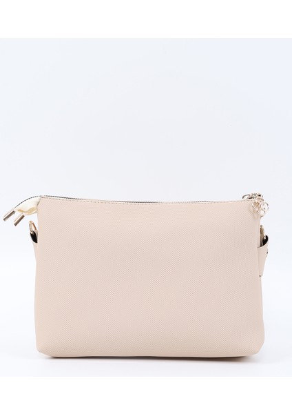 Krem SHK226 Suni Deri, Fermuarlı 3 Bölmeli El, Kol ve Omuz Çantası modelleri