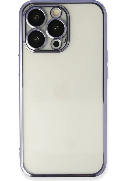 iPhone 14 Pro Kılıf Razer Lensli Silikon - Mor