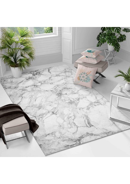 Kaymaz Taban Yıkanabilir Halı – Mutfak, Salon, Yatak Odası Için Modern Dijital Baskı Halı