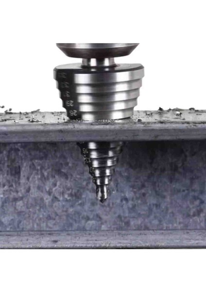 Alüminyum Çantalı 5 Konik Matkap Çok Delikli 50 Boyutlu Kademeli Matkap Seti Metal Ahşap Alet Delme Uçlar modelleri