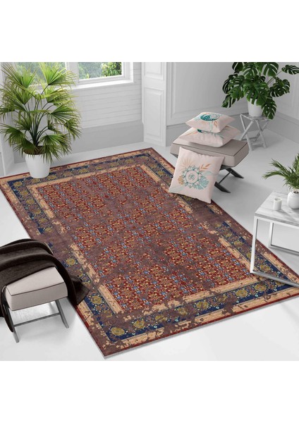 Kaymaz Taban Yıkanabilir Halı – Mutfak, Salon, Yatak Odası Için Modern Dijital Baskı Halı