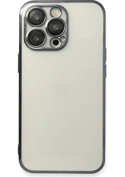 iPhone 14 Pro Max Kılıf Razer Lensli Silikon - Siyah