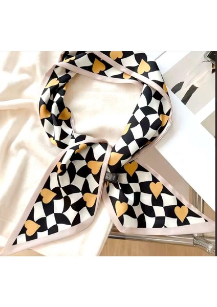 Renkli Desenli Fular