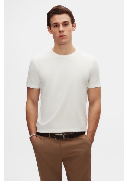 Ds Damat Slim Fit Antrasit/vizon/beyaz 3'lü T-Shirt 4HC14ORTBN533 fırsatları