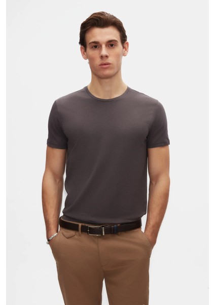 Ds Damat Slim Fit Siyah/antrasit/gri 3'lü T-Shirt 4HC14ORTBN533 modelleri