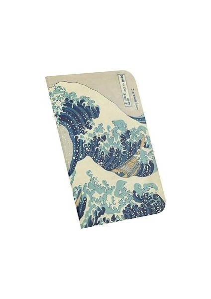 Retroote The Great Off Kaagawa, Hokusai 1829-32, A4 Defter V, Çizgisiz, Toplam 64 Sayfa, Tel D