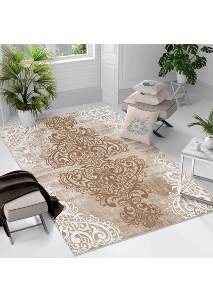 Kaymaz Taban Yıkanabilir Halı – Mutfak, Salon, Yatak Odası Için Modern Dijital Baskı Halı