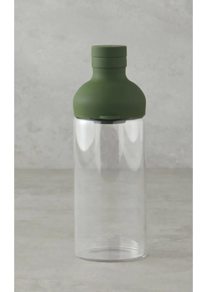 Borosilikat Detoks Şişe 450 Ml.yeşil Renk