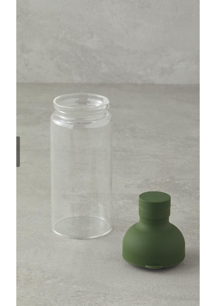 Borosilikat Detoks Şişe 450 Ml.yeşil Renk modelleri