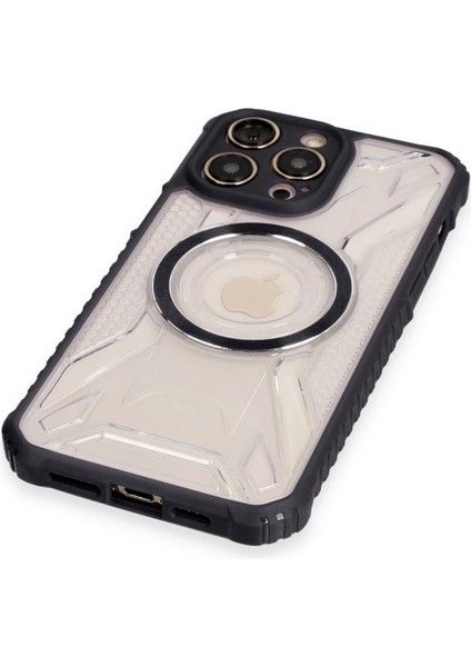 iPhone 12 Pro Kılıf Prag Magneticsafe Kapak - Siyah modelleri