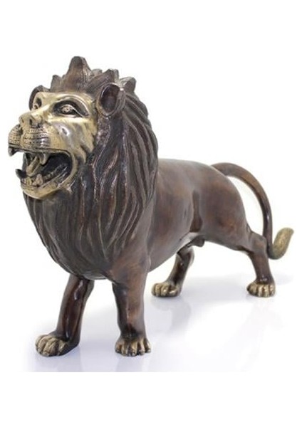 Metal Aslan Biblosu 60 cm
