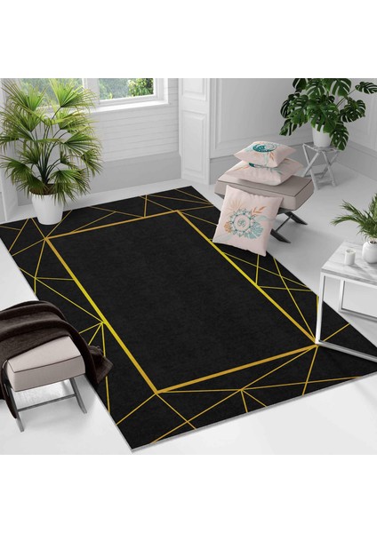 Kaymaz Taban Yıkanabilir Halı – Mutfak, Salon, Yatak Odası Için Modern Dijital Baskı Halı