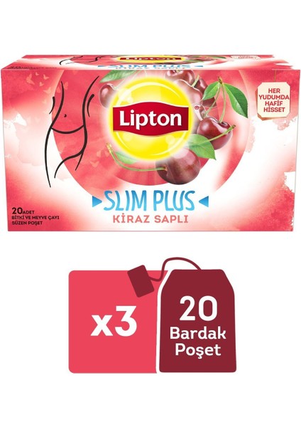 Form Kiraz Saplı Çayı 20'li 3'lü
