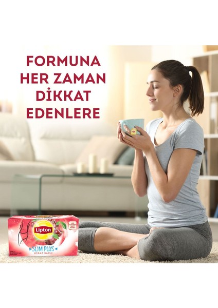 Form Kiraz Saplı Çayı 20'li 3'lü