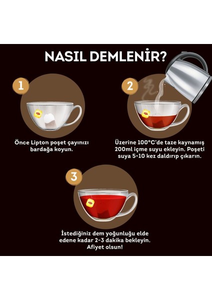 Earl Grey Bardak Poşet Çay 100'LÜ fırsatları