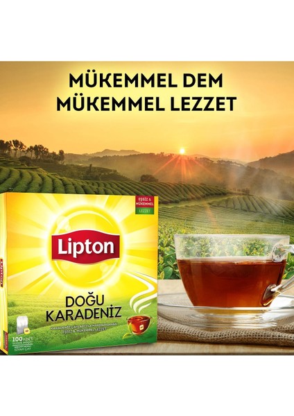 Doğu Karadeniz Demlik Poşet Çay 100'lü x 6 Adet