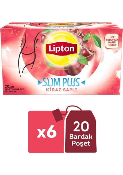 Form Plus Çay Kiraz Saplı 20 Li 40 Gr x 6 Adet