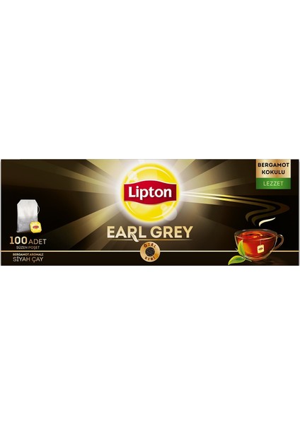 Earl Grey Bardak Poşet Çay 100'LÜ