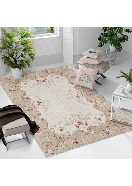 Kaymaz Taban Yıkanabilir Halı – Mutfak, Salon, Yatak Odası Için Modern Dijital Baskı Halı