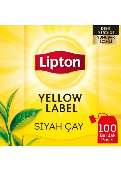 Yellow Label Bardak Poşet Çay 100'LÜ 3 Paket 300 Adet fiyatları