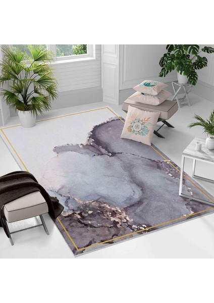 Kaymaz Taban Yıkanabilir Halı – Mutfak, Salon, Yatak Odası Için Modern Dijital Baskı Halı