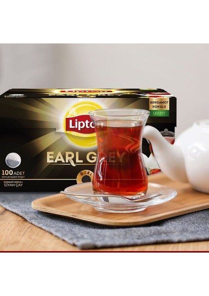 Earl Grey Demlik Poşet Çay 3 x 100'lü