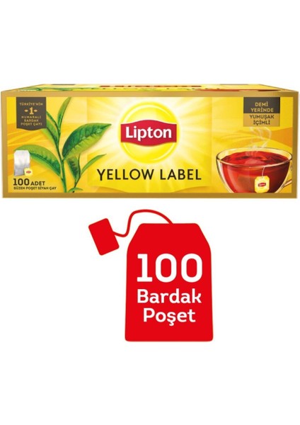 Yellow Label Bardak Poşet Çay 2gr 100lü