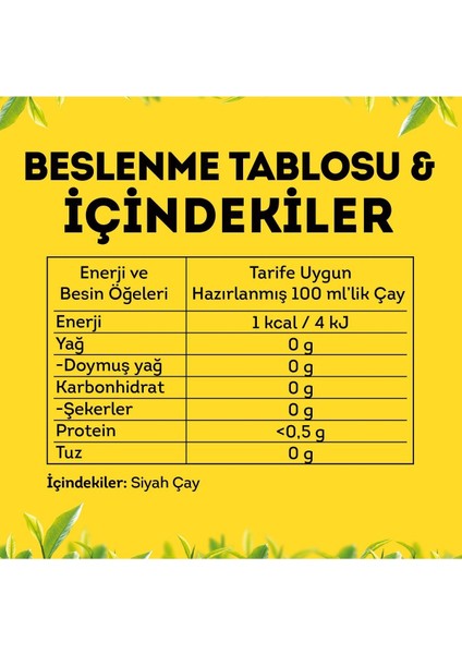 Yellow Label Bardak Poşet Çay 2gr 100lü modelleri