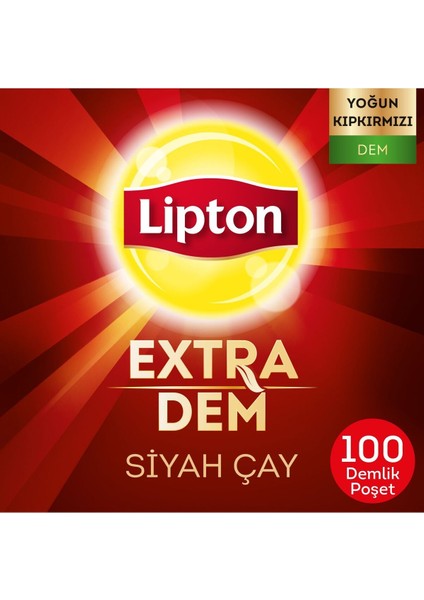 Extra Dem Demlik Süzen Poşet Siyah Çay 100'lü fiyatları