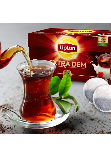Extra Dem Demlik Poşet Çay 100 x 3,2 gr - 3'lü Set
