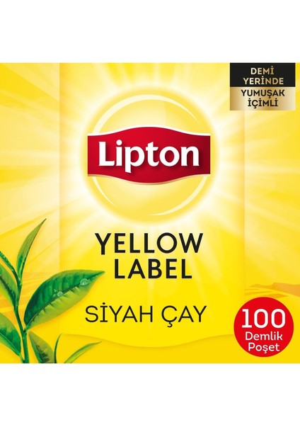 Yellow Label Demlik Poşet Çay 100lüx16 Adet fiyatları