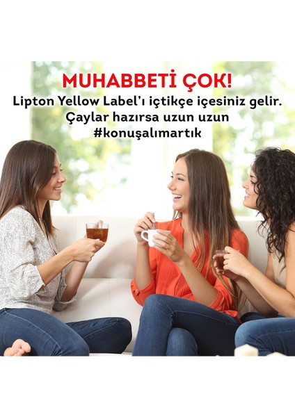 Yellow Label Demlik Poşet Çay 100'LÜ 1 Koli (16 Lı)