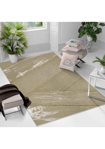 Kaymaz Taban Yıkanabilir Halı – Mutfak, Salon, Yatak Odası Için Modern Dijital Baskı Halı