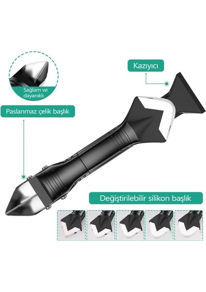 3'ü 1 Arada Derz Dolgu Kazıyıcı ve Uygulayıcı – Silikon Sıyırıcı, Pratik Fayans Temizleme Aparatı indirimleri