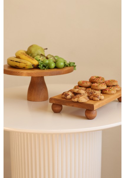 2 Li 29/12 Lucca ve 17X30 cm Risus Ahşap Dikdörtgen Pasta Sunum Servis Tabağı Seti fiyatları