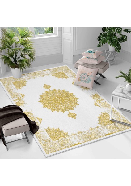 Kaymaz Taban Yıkanabilir Halı – Mutfak, Salon, Yatak Odası Için Modern Dijital Baskı Halı