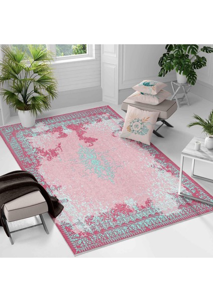 Kaymaz Taban Yıkanabilir Halı – Mutfak, Salon, Yatak Odası Için Modern Dijital Baskı Halı