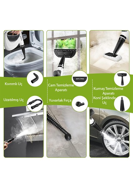 Yüksek Buharlı Taşınabilir Temizleyici Buharlı Temizlik Makinası Zorlu Kir Temizliği Için fiyatları