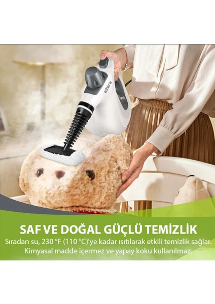 Yüksek Buharlı Taşınabilir Temizleyici Buharlı Temizlik Makinası Zorlu Kir Temizliği Için indirimleri