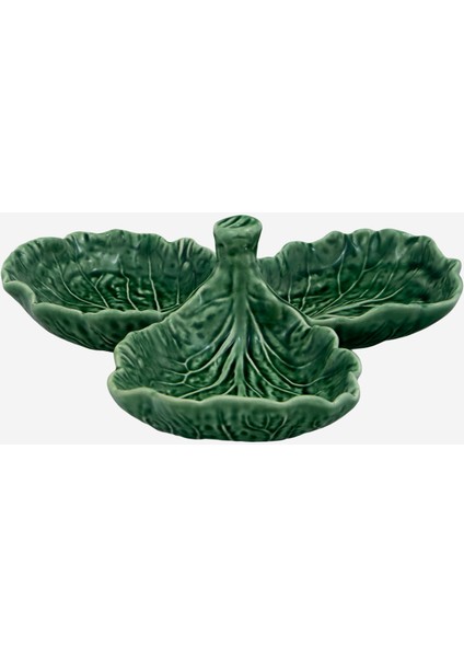 Bordallo Pinherio Cabbage Yeşil Seramik Çerezlik 21,5 cm