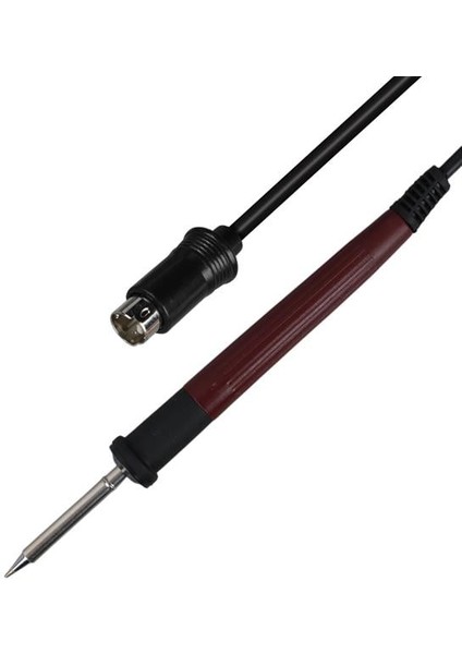 950T-PRO Lehim Istasyonu Için Yedek Isı Ayarlı Kalem Havya Koyu Bordo