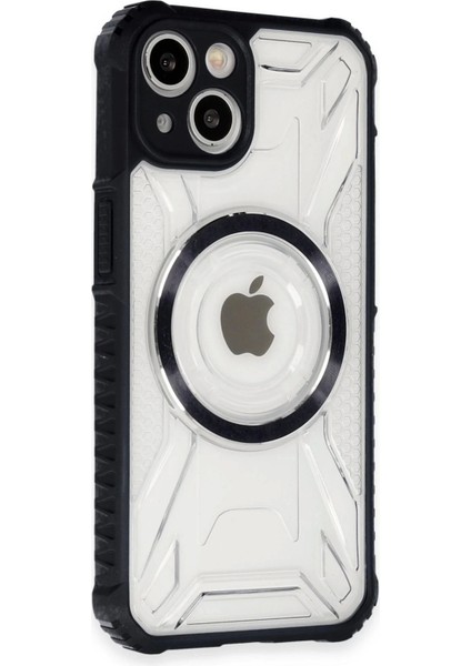 iPhone 14 Kılıf Prag Magneticsafe Kapak - Siyah