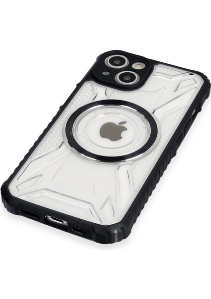 iPhone 14 Kılıf Prag Magneticsafe Kapak - Siyah modelleri