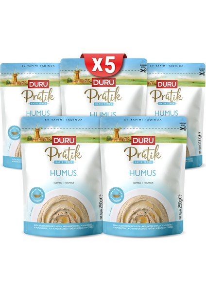 Pratik Humus ( 5 x 250 gr )