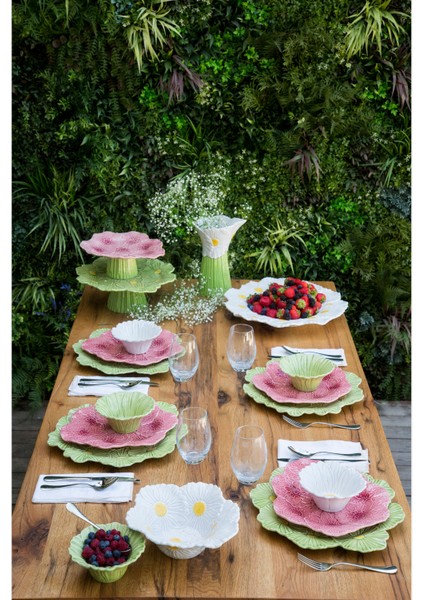 Bordallo Pinherio Maria Flor Yeşil Seramik Sürahi 1650 ml modelleri