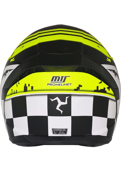 M-910 Vıgor Mat Siyah-Sarı Güneş Vizörlü Kask (Gri Camlı) modelleri