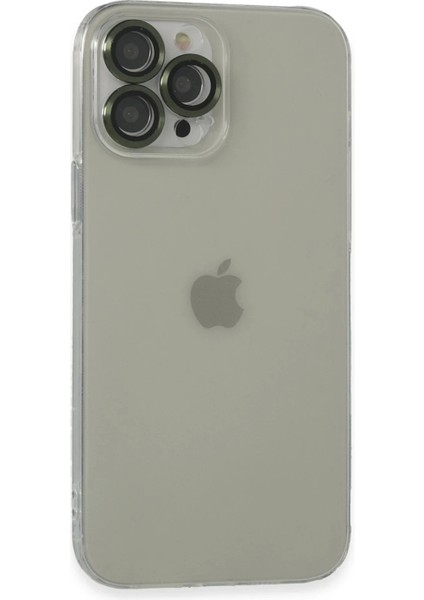 iPhone 13 Pro Max Kılıf Luko Lens Silikon - Yeşil
