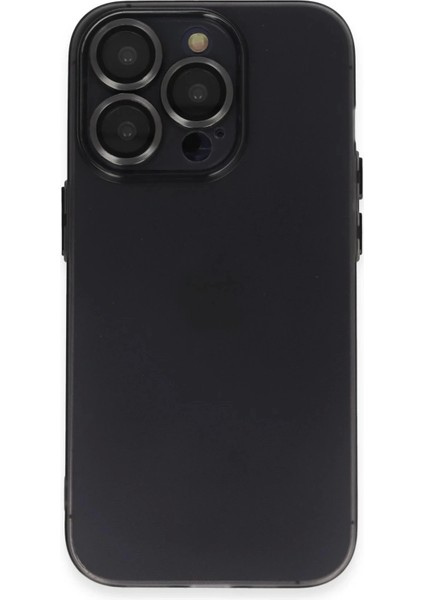 iPhone 14 Pro Kılıf Luko Lens Silikon - Siyah