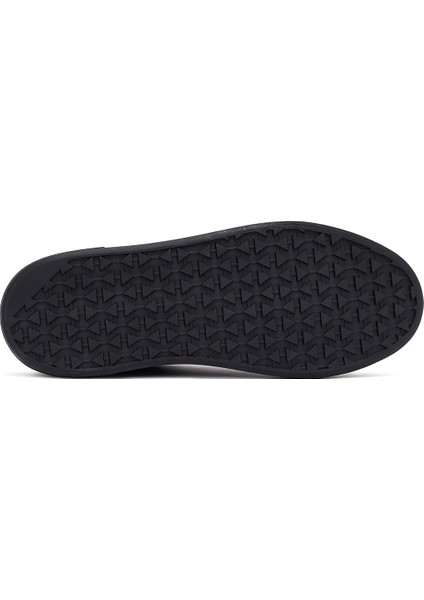 Erkek Siyah Bağcıklı Deri Sneaker 25WFD654618 fırsatları