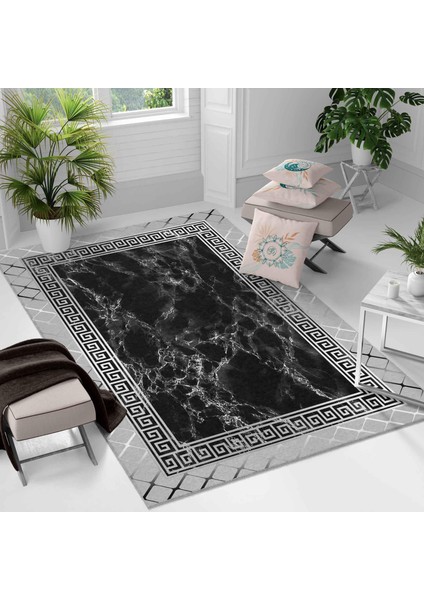 Kaymaz Taban Yıkanabilir Halı – Mutfak, Salon, Yatak Odası Için Modern Dijital Baskı Halı